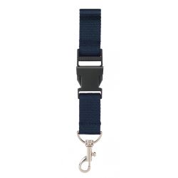 Neklint 2,5 cm met veiligheidssluiting Navy acc. Navy