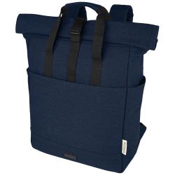 Joey 15 inch GRS gerecyclede canvas rolltop laptoprugzak 15 l