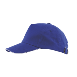 Cap 5 panel brushed met gesp sluiting