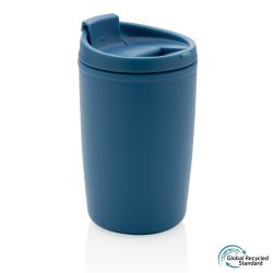 GRS beker van gerecycled PP met klepdeksel